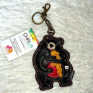 🧸KEY FOB/COIN PURSE - BLACK BEAR🧸